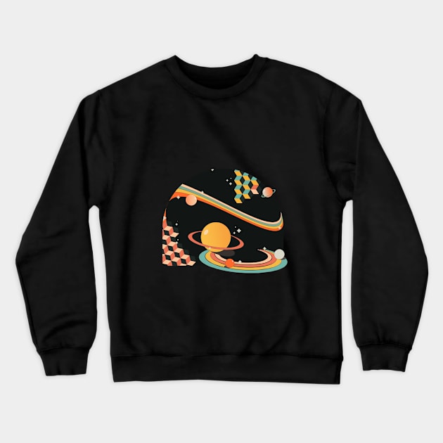 Space trip Crewneck Sweatshirt by Nka1975